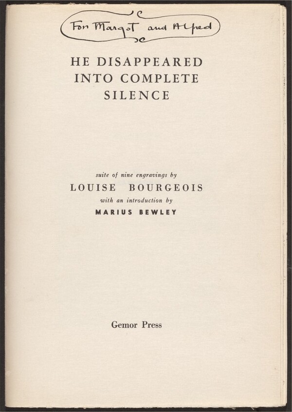 He Disappeared into Complete Silence