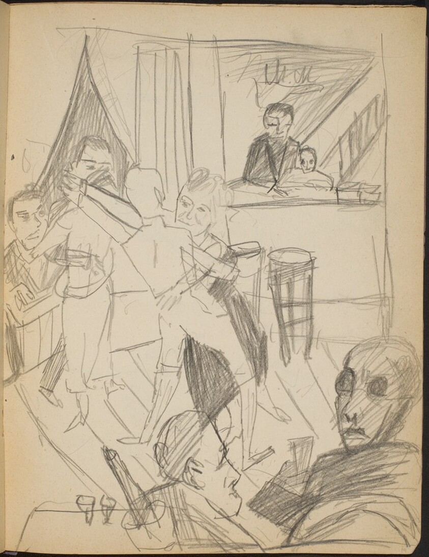 Szene in Tanzbar (Dancing in a Bar) [p. 19]