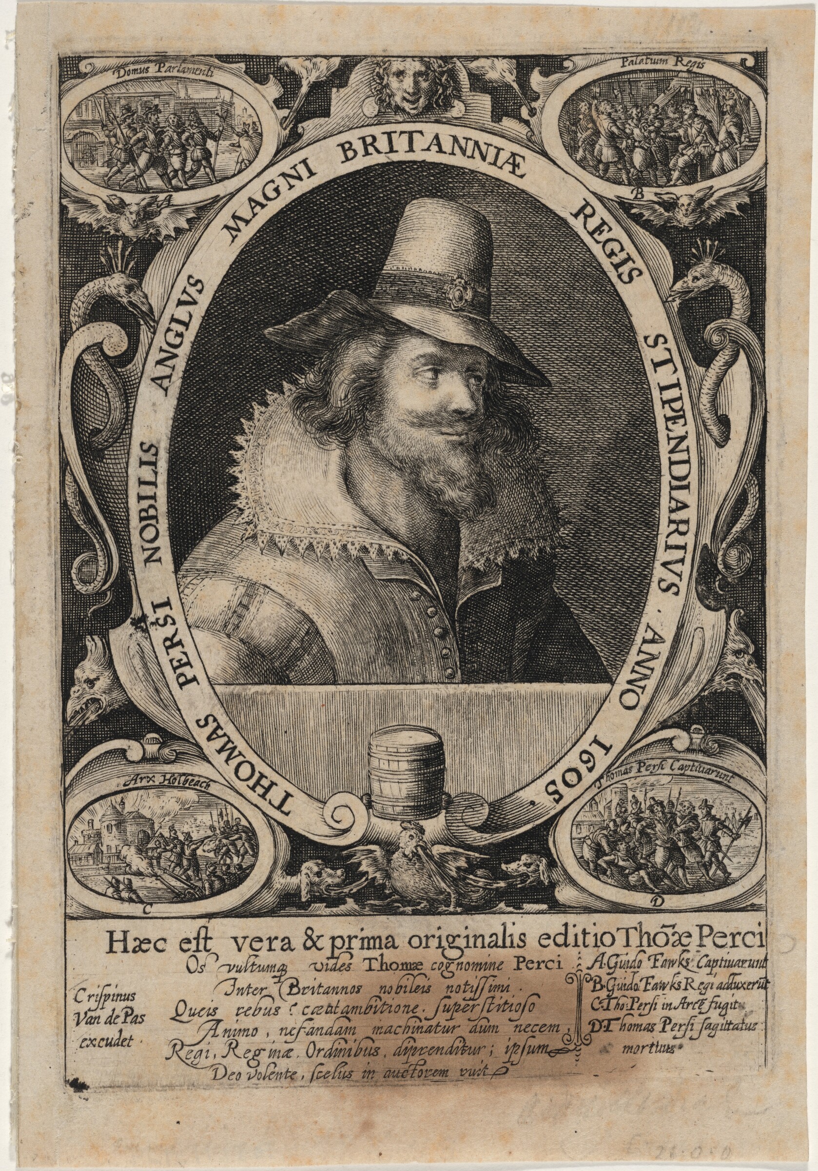 Thomas Percy, Crispijn de Passe I (приписывается), 1645