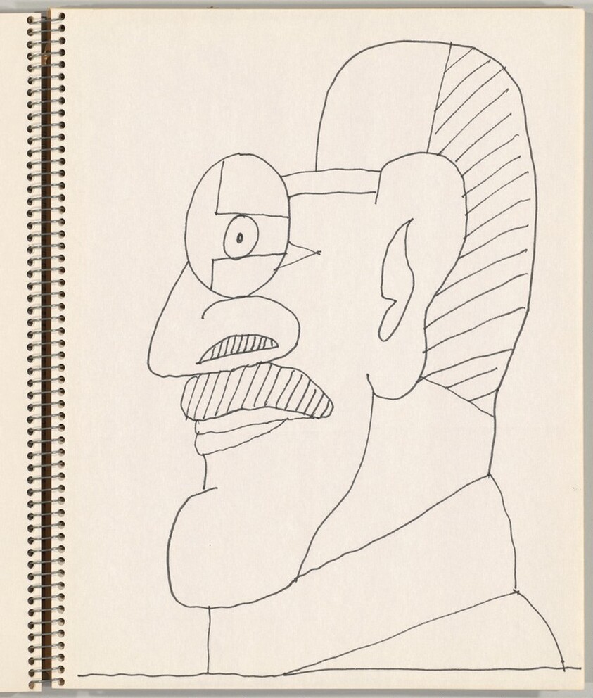 Self-Portrait in Profile