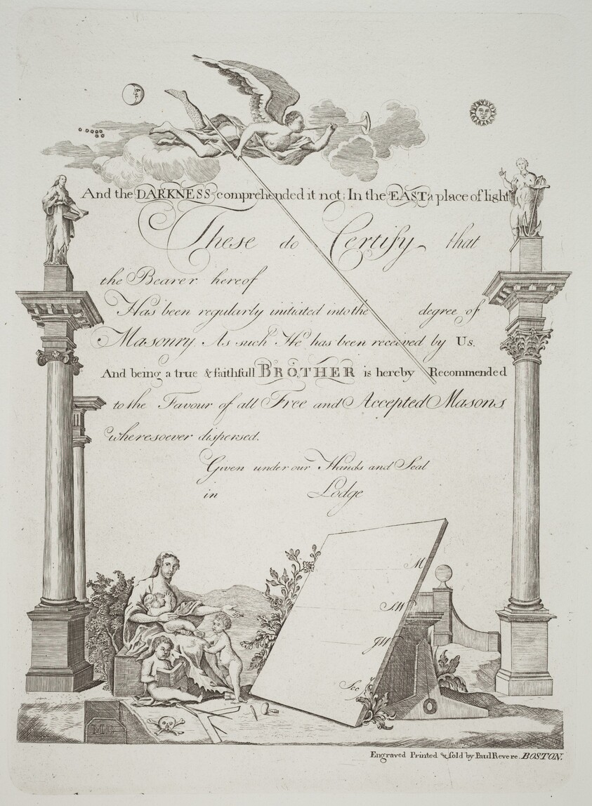 Masonic Certificate