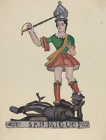 San Miguel - The Archangel and Satan, E. Boyd, 1935/1942