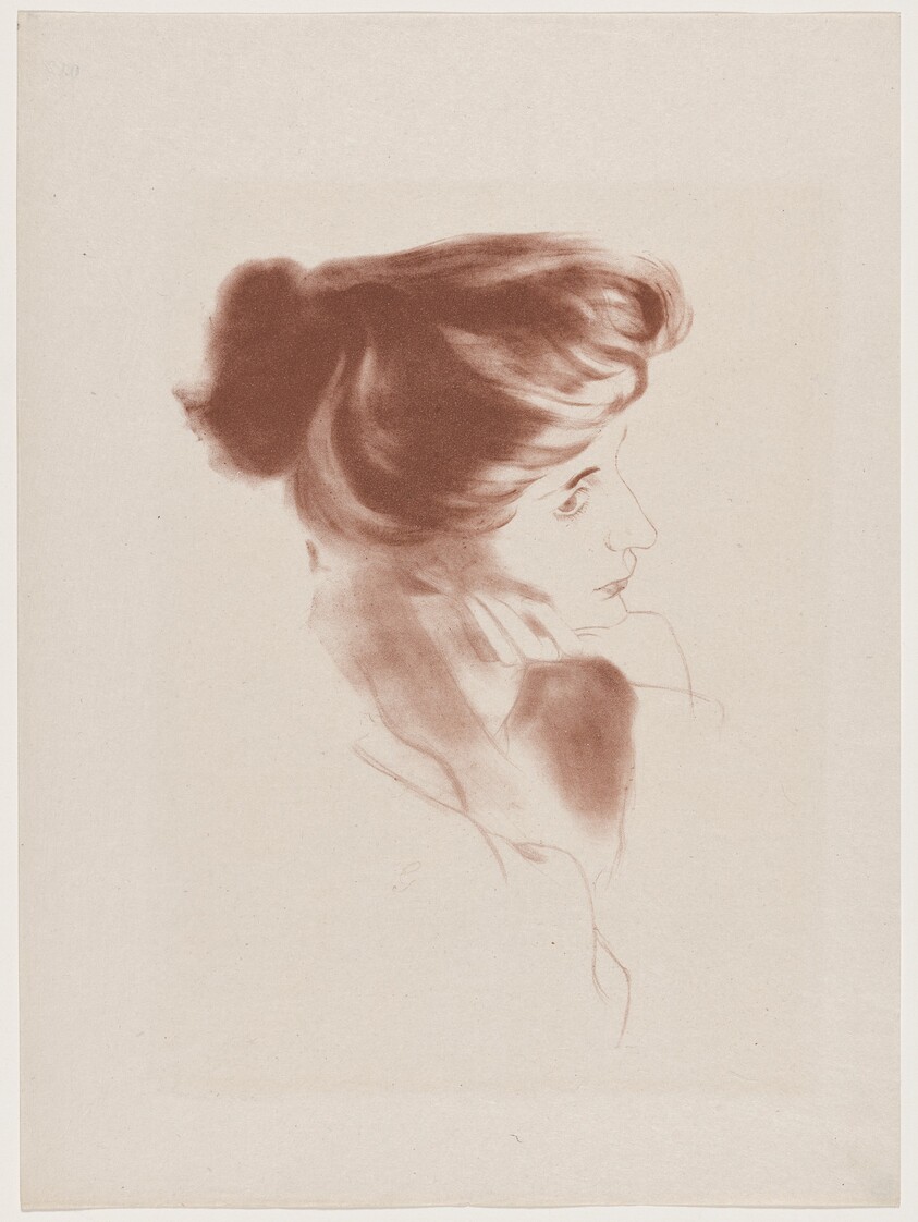 Tête de femme, profil à droite (Head of a Woman in Profile to the Right)