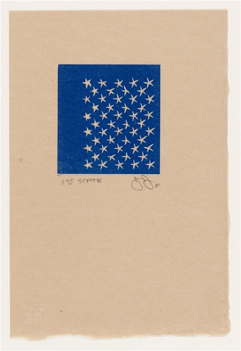 Flag and Vase [state proof of 1st state]