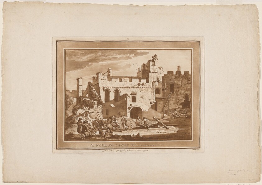 Manerbawr Castle from the Inward Court