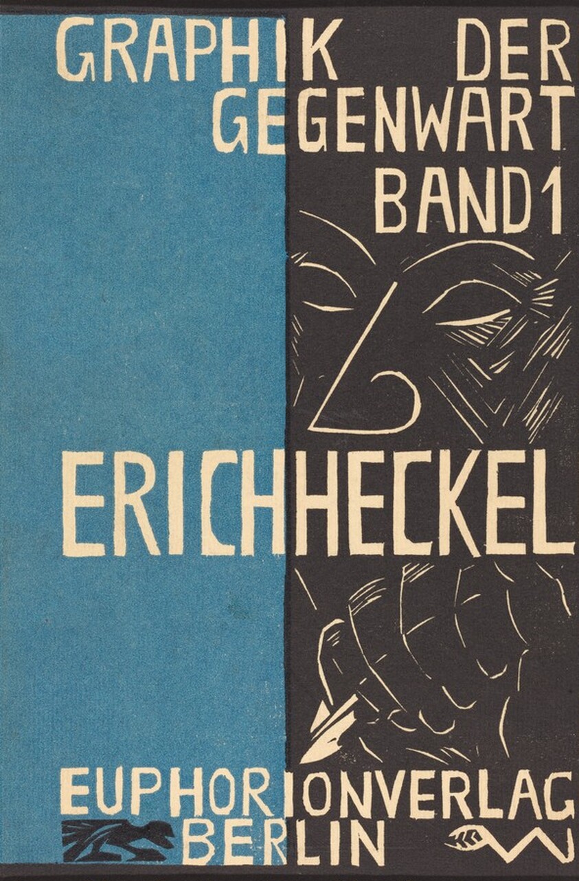 Cover for Graphik der Gegenwart. Band I. Erich Heckel (Graphics of Today. Volume I. Erich Heckel)