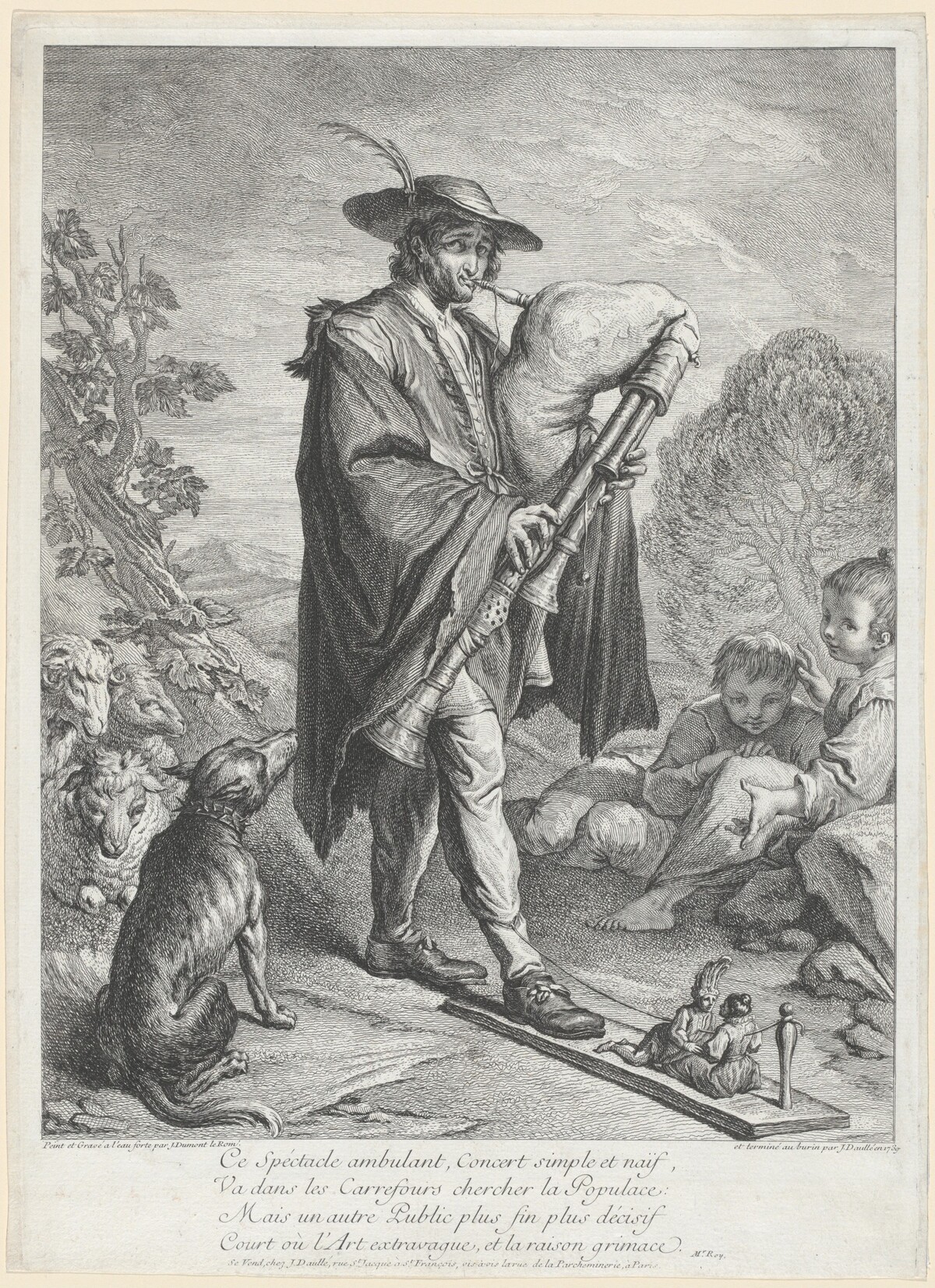 The Bagpipe Player