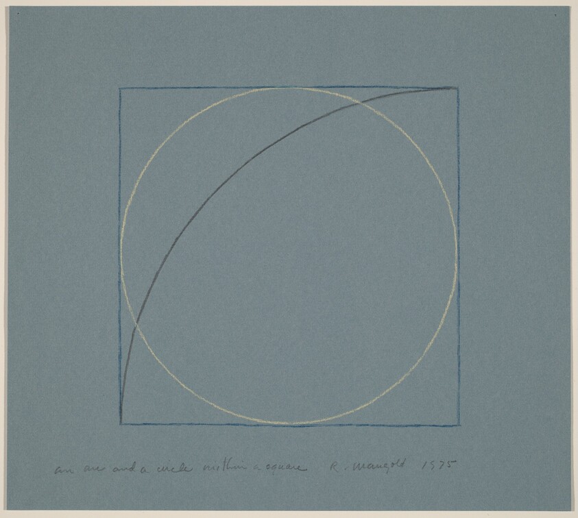 An Arc and a Circle within a Square