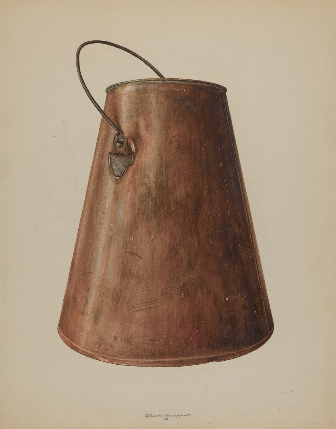 Milk Pail by Albert Geuppert