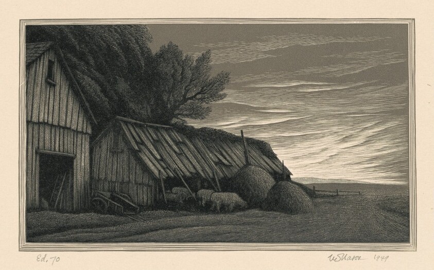 Farmyard, Evening