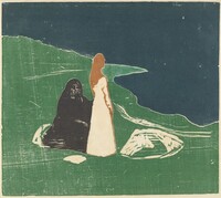 Two Women on the Shore, Edvard Munch, 1898 / 1906