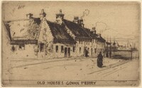 Old Houses, Govan Ferry, David Young Cameron, 1895