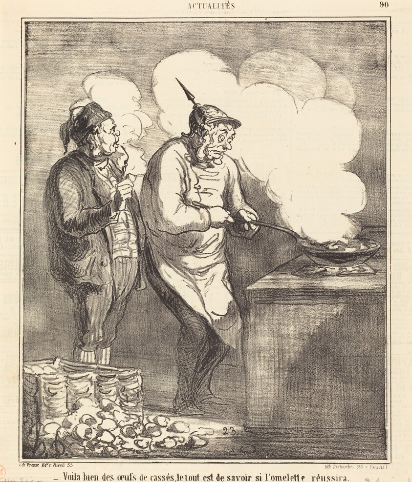 Voila bien des oeufs de cassés...