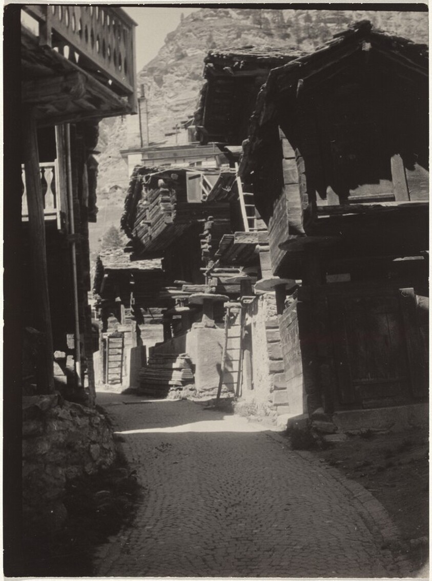 Village street--Architecture