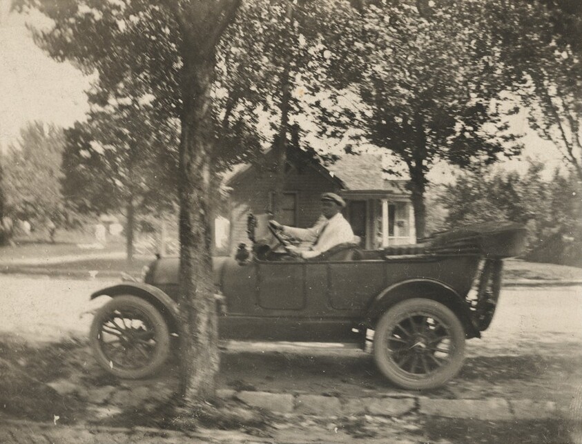 Untitled (Man in a car)