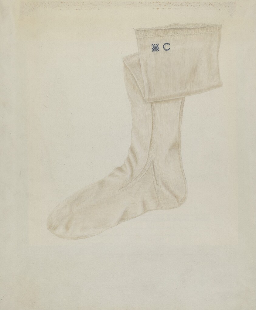 Shaker Woman's Stocking