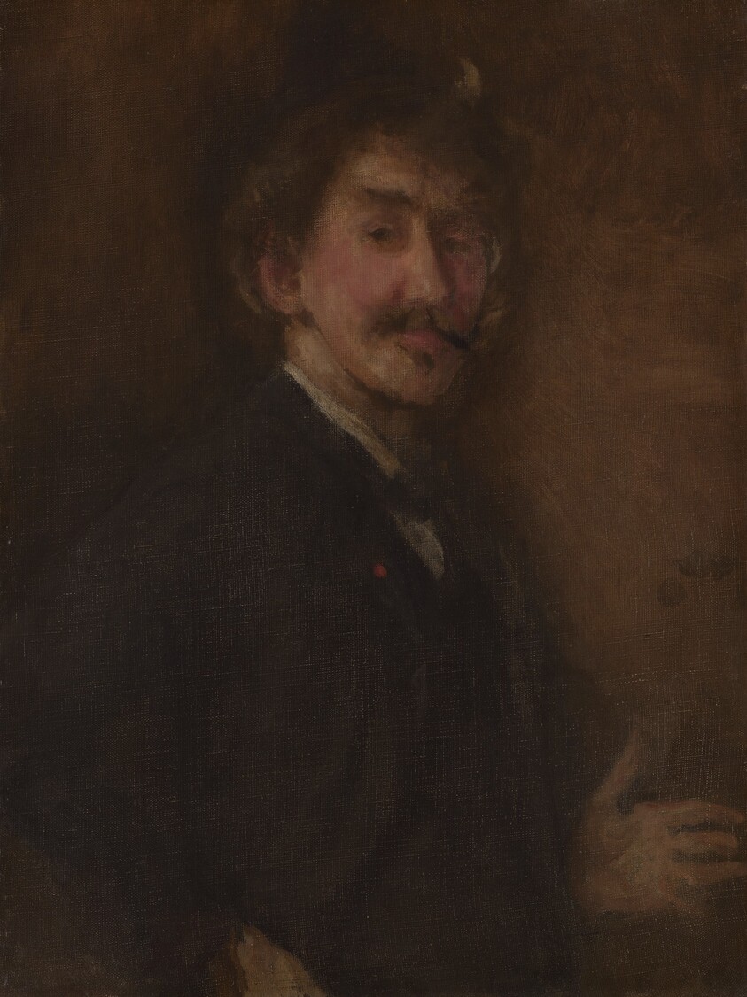 Gold and Brown: Self-Portrait