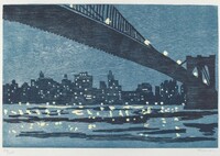 The Brooklyn Bridge, Richard Bosman, 1996