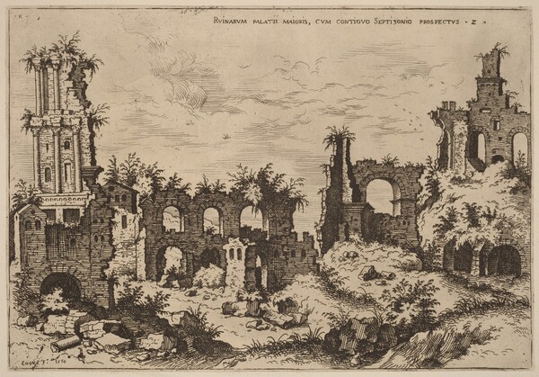 Ruins on the Palatine with the Septizonium