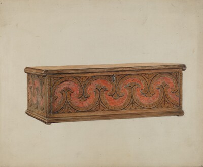 Small Carved Chest