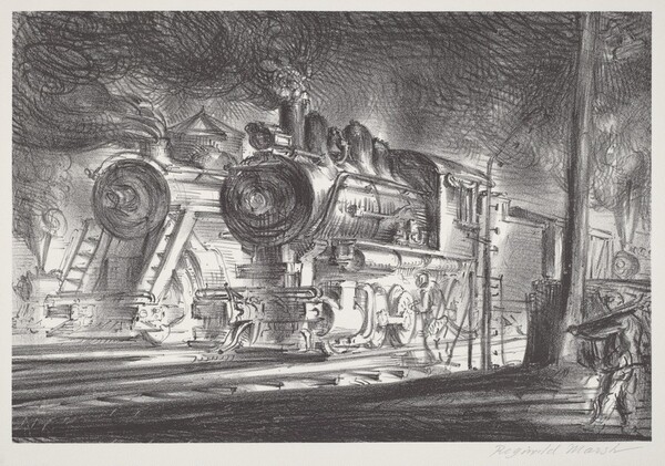 Switch Engines, Erie Yards, Jersey City, Stone No.3