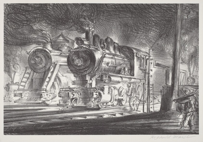 Switch Engines, Erie Yards, Jersey City, Stone No.3