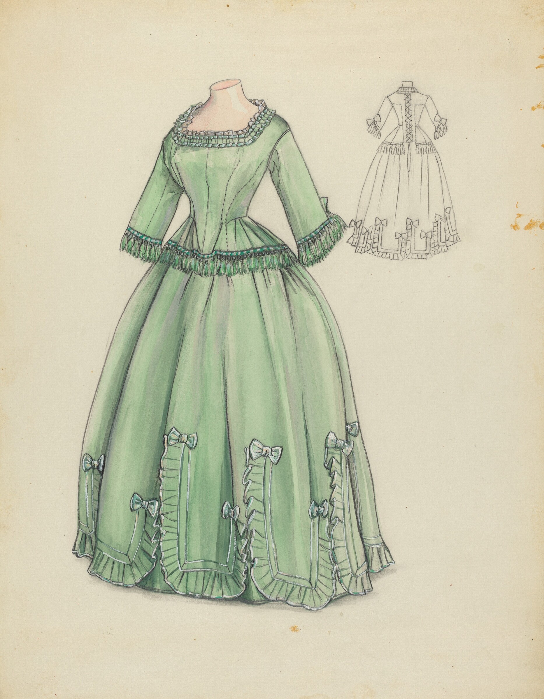 Dress, Jean Peszel, c. 1939