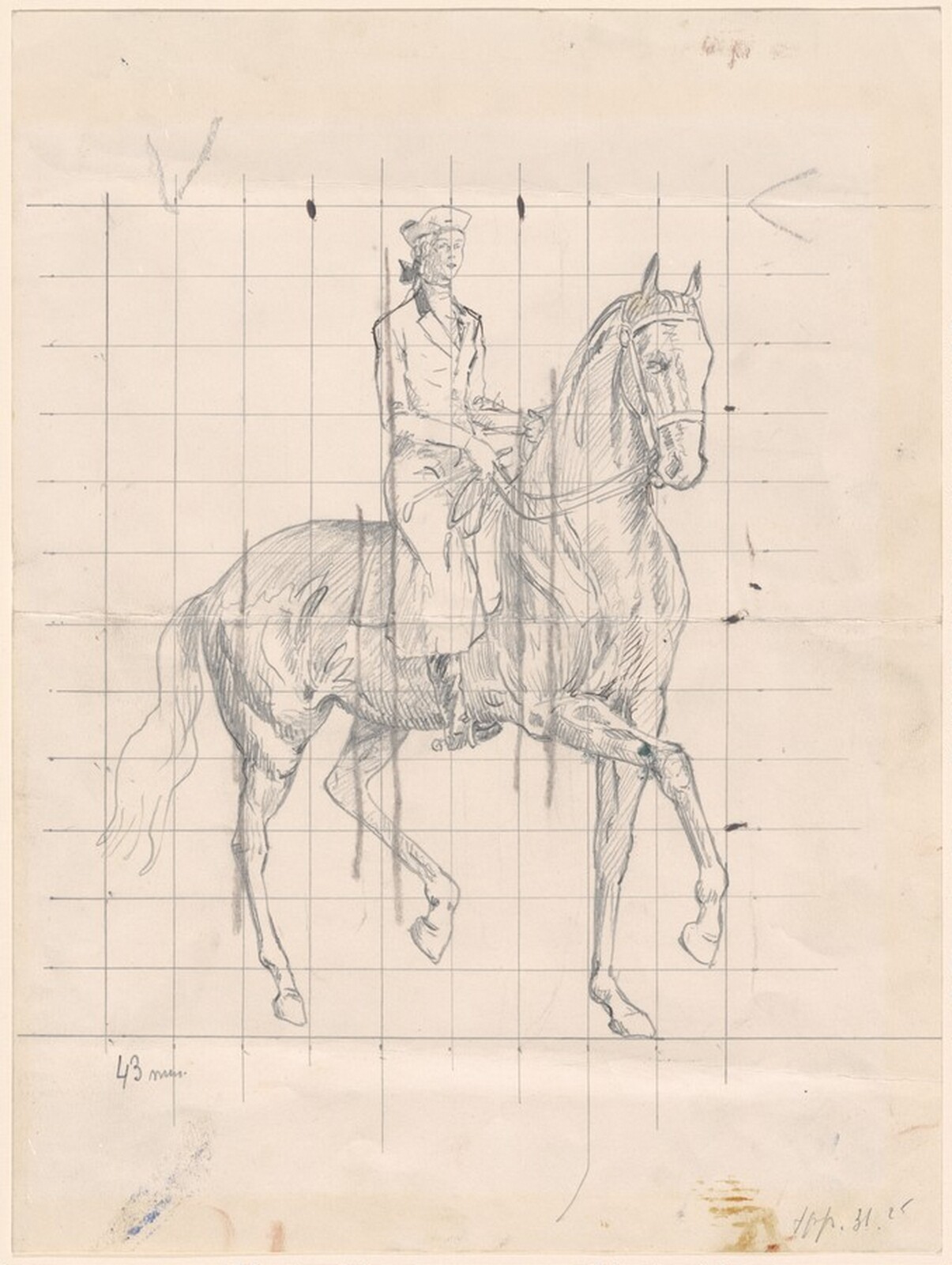 Study for "The Blank Signature", René Magritte, 1965