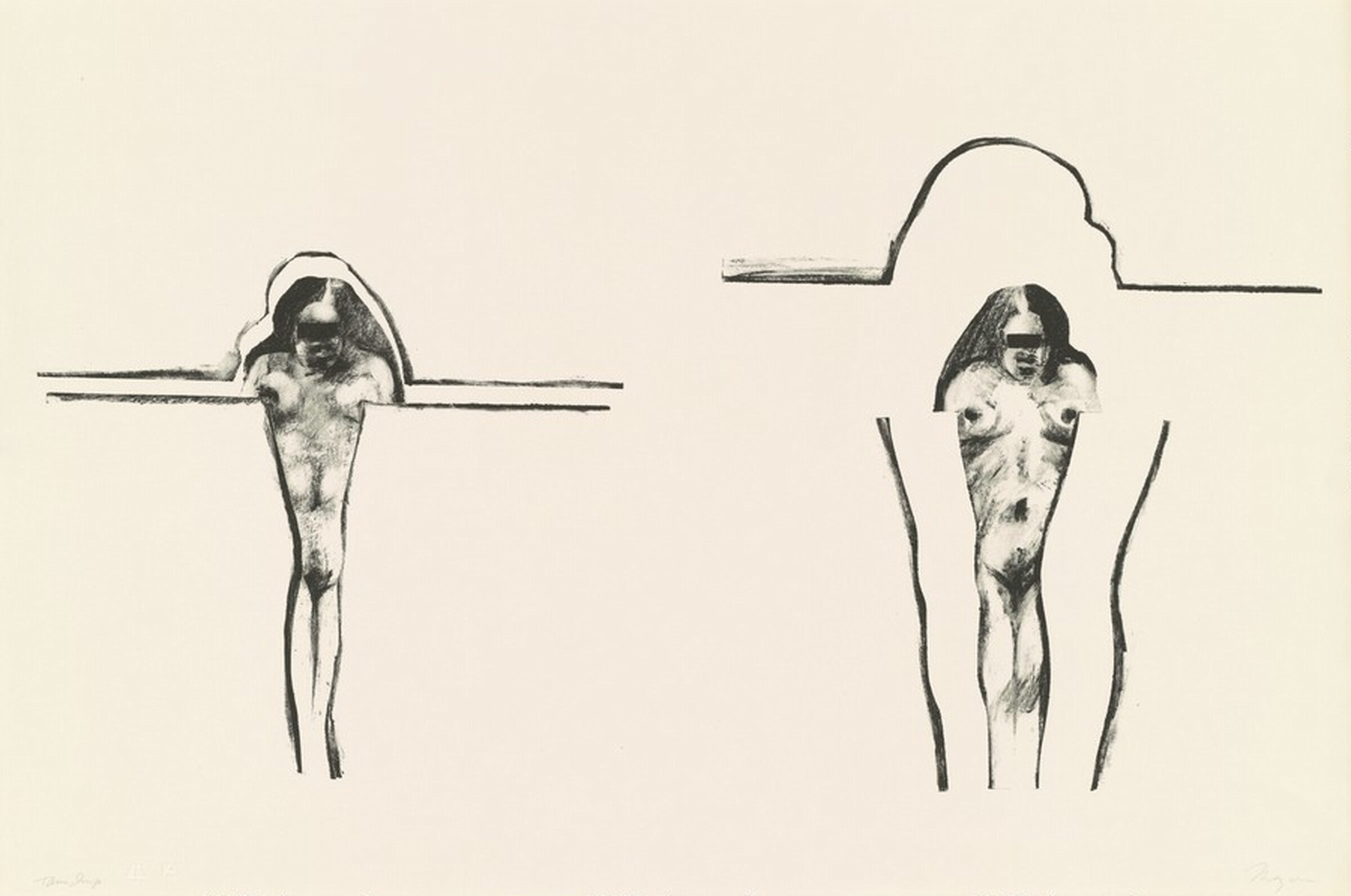 Angelina's Legs (1), Michael Mazur, 1968