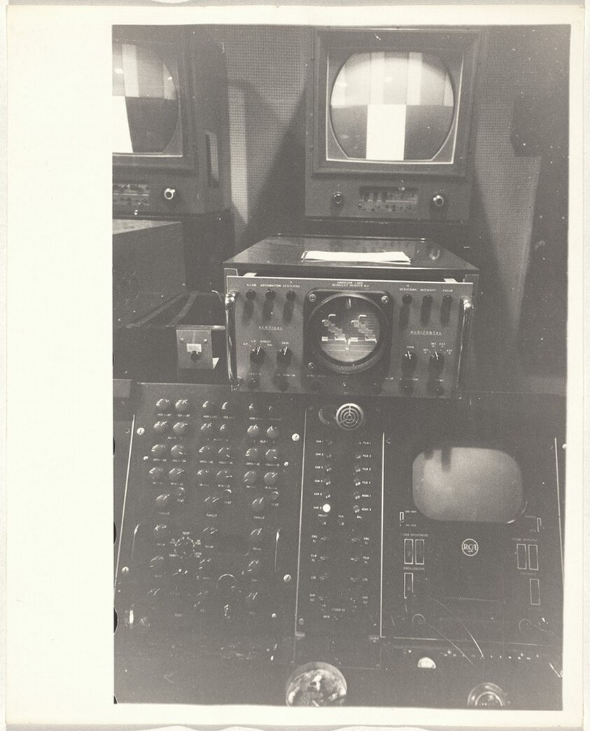 Control booth, NBC TV studio--Burbank, California
