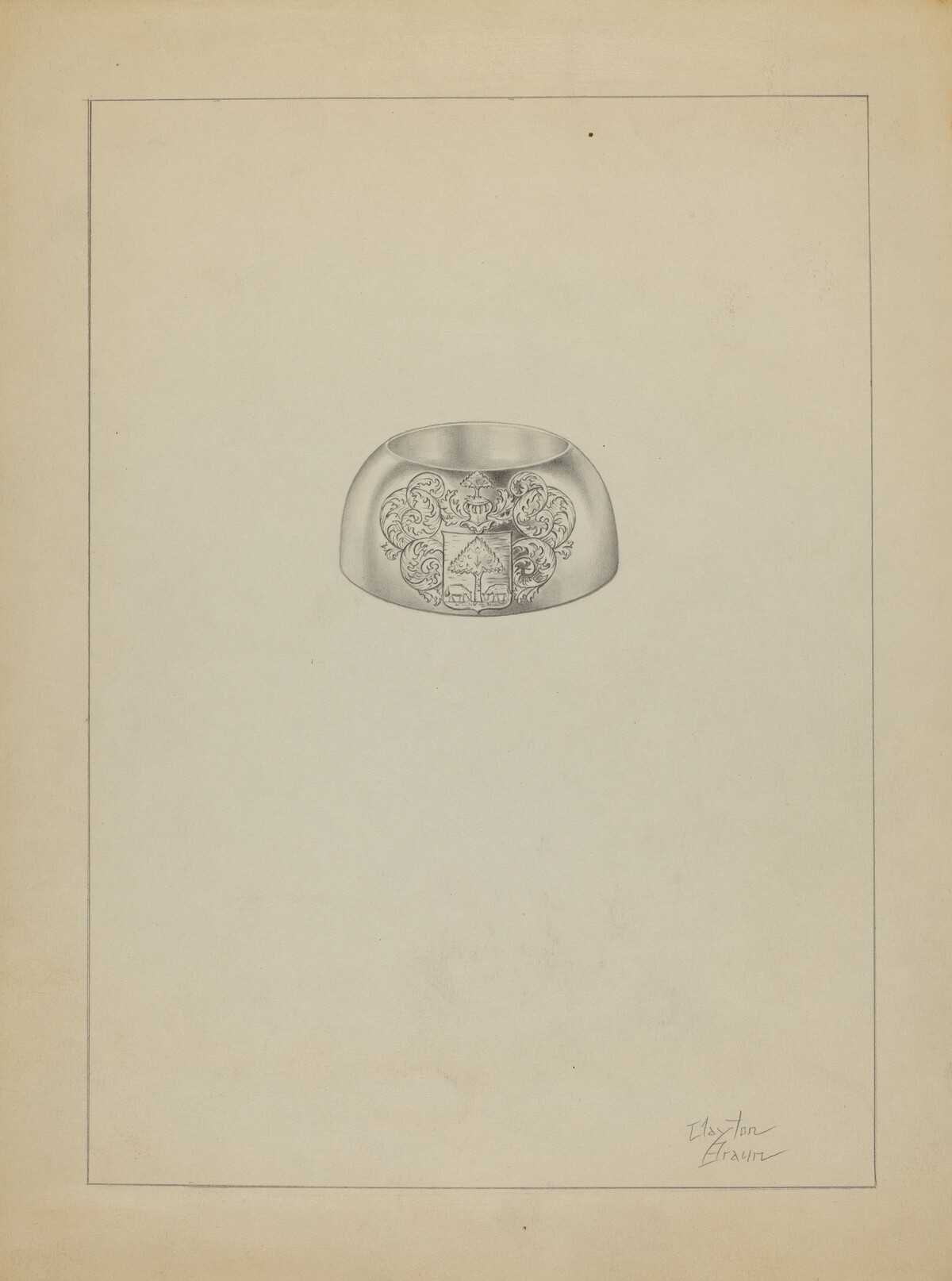 Silver Trencher Salt