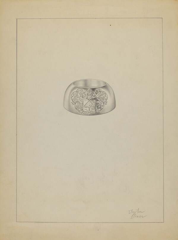 Silver Trencher Salt