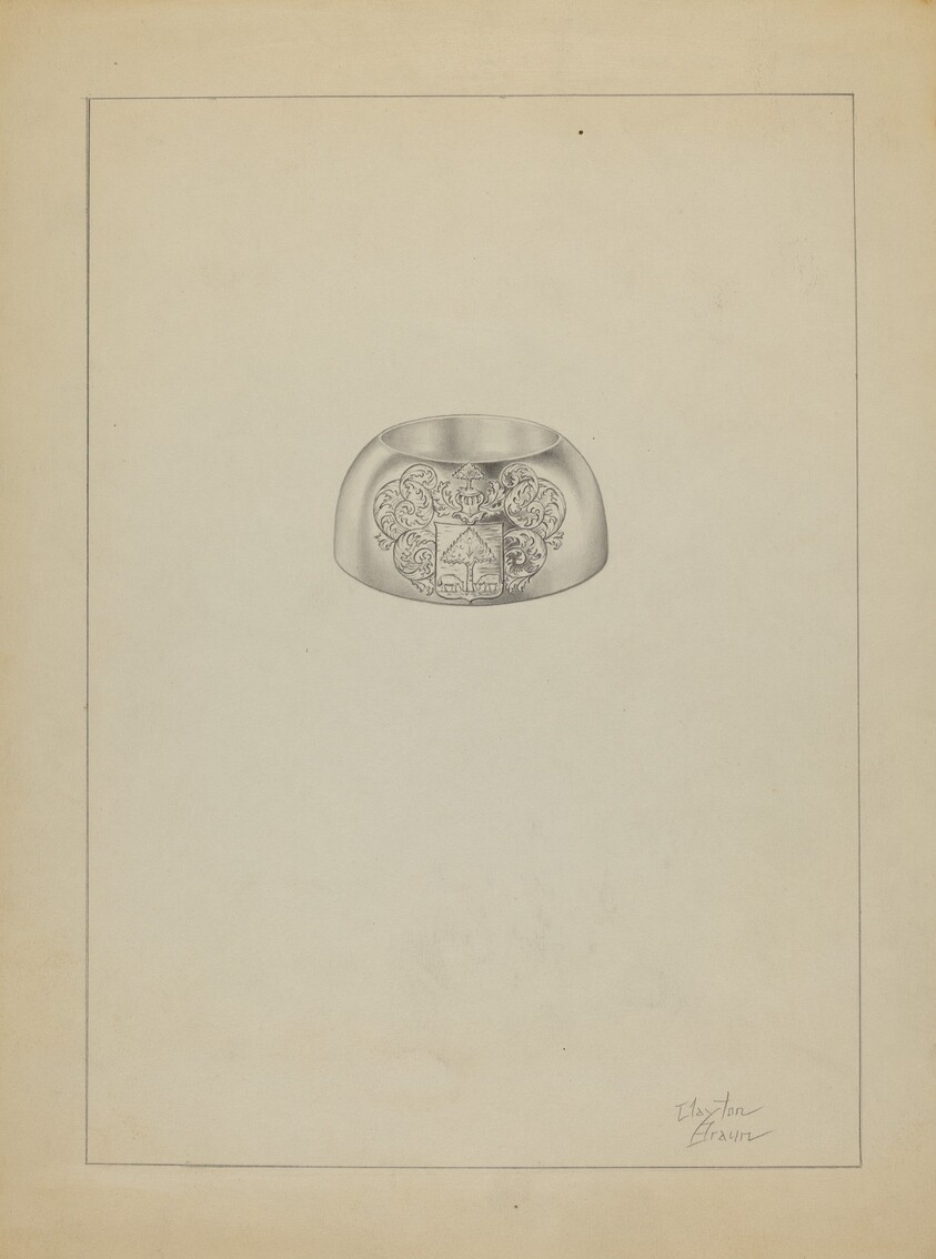 Silver Trencher Salt