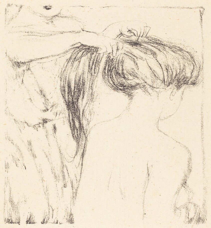 Woman Combing Her Hair, in Daphnis et Chloé