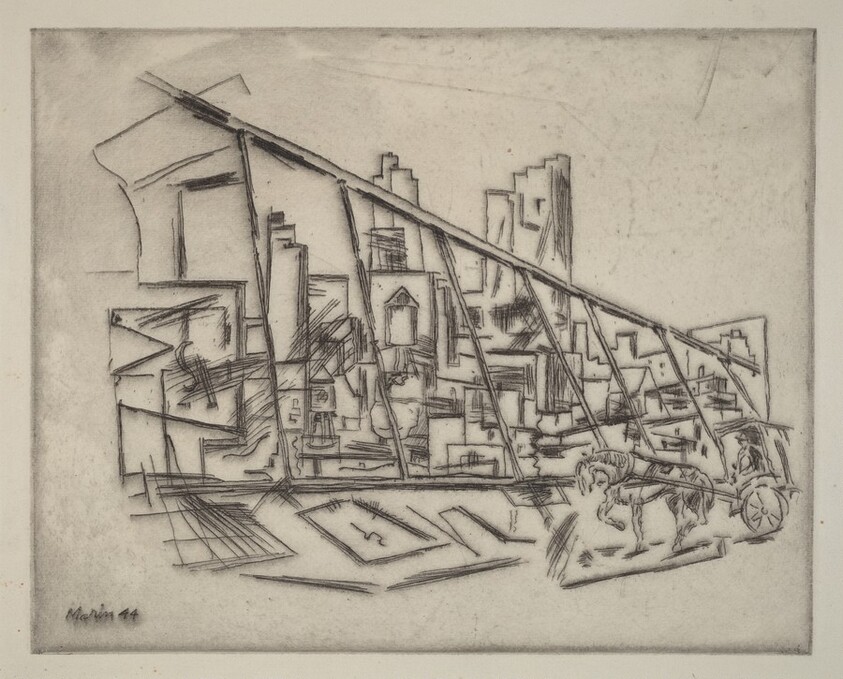 Brooklyn Bridge—On the Bridge, No. 1