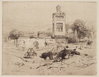 Ruins of a Mosque, Tlemciem, Algeria, Samuel Colman, 1887
