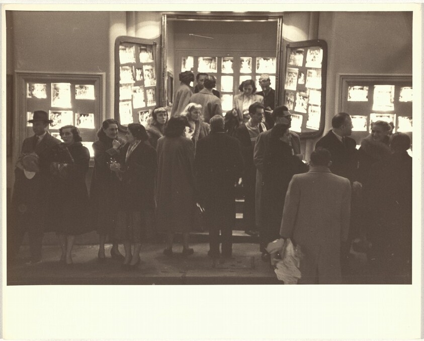 Outside theater, Paris