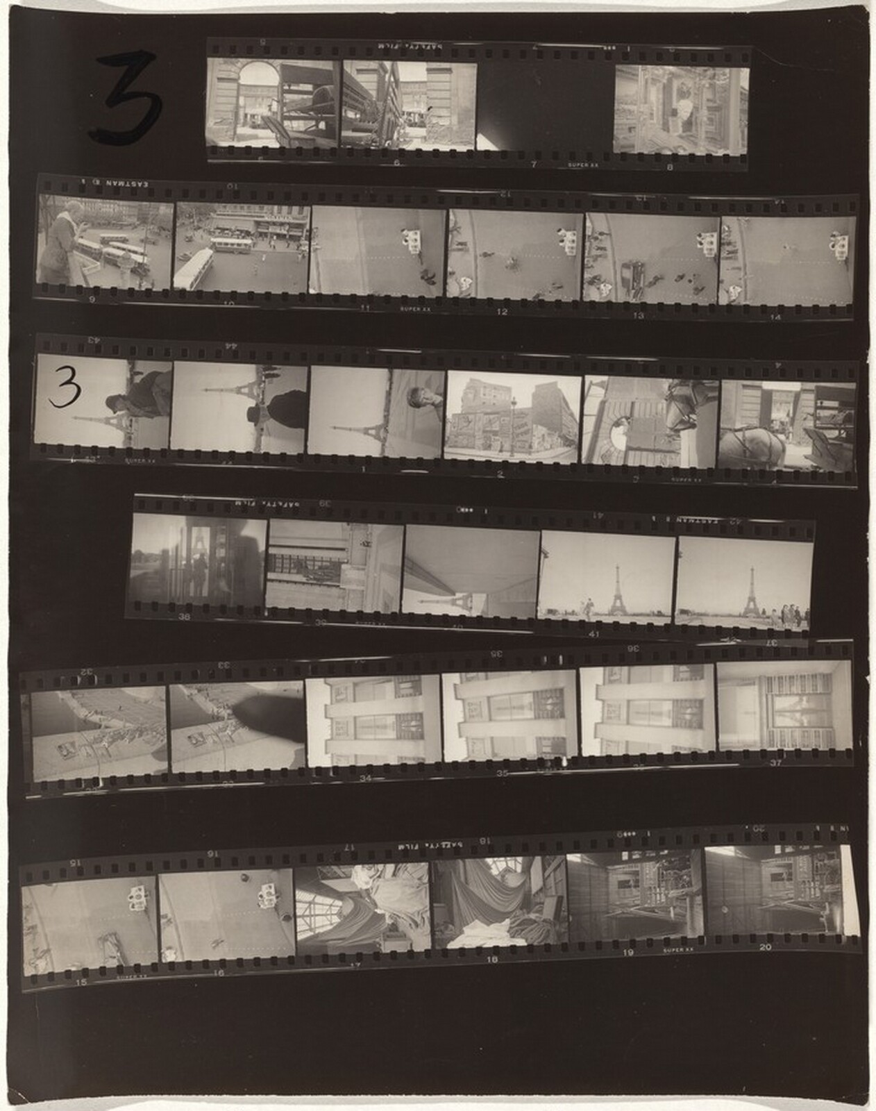 Paris 3A, Robert Frank, 1949-1950