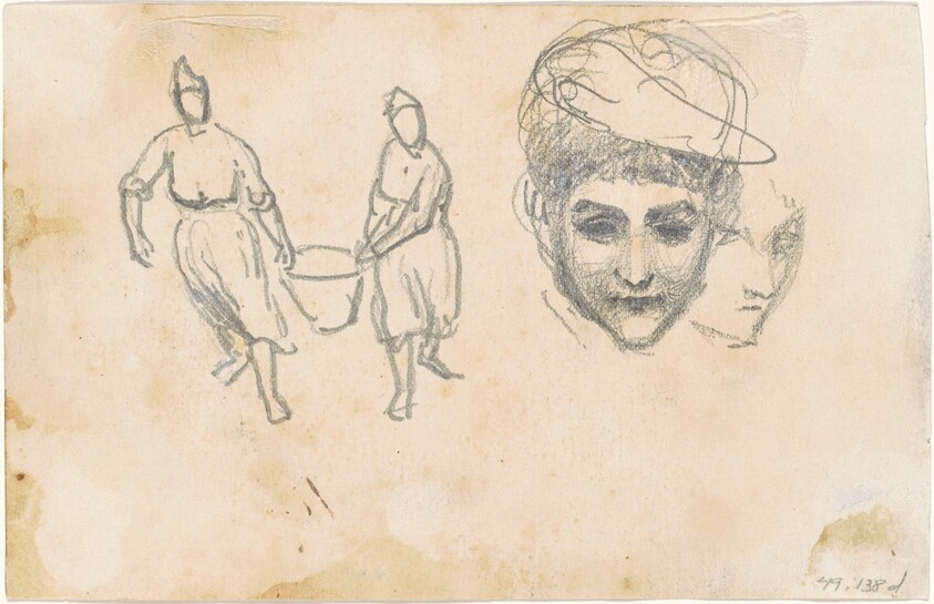 Studies of Peasants [verso]