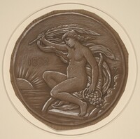 Drawing for Star of Fortune, Elihu Vedder, 1892