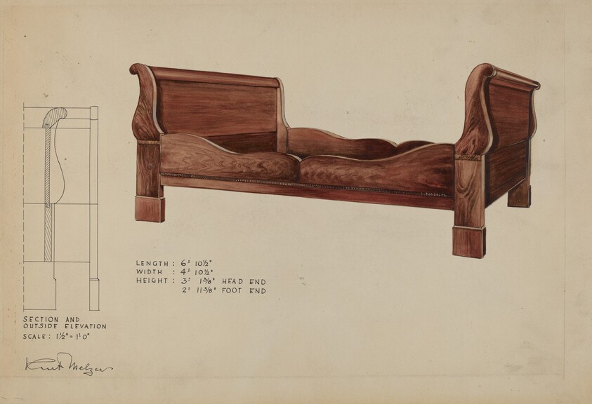 Sleigh Bed