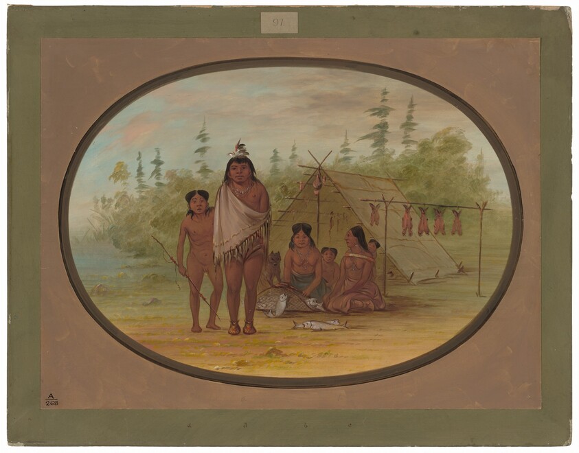 A Flathead Chief with His Family