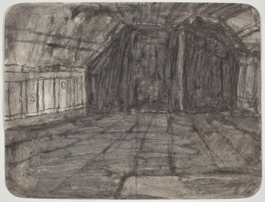 Untitled (Shed Interior) [verso]