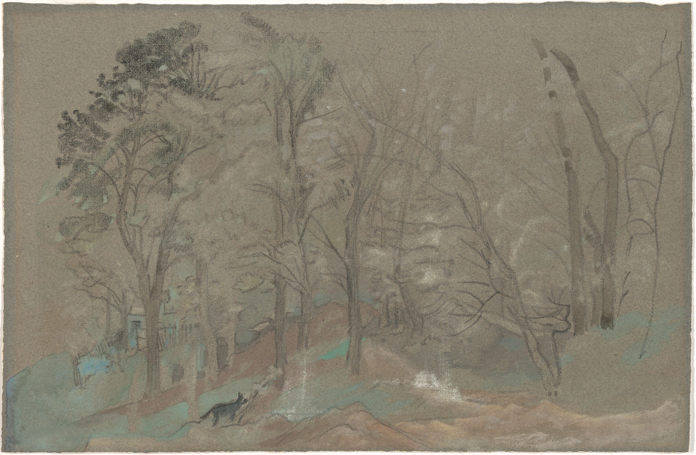 The First Snowfall, Arthur B. Davies, c. 1877-1887