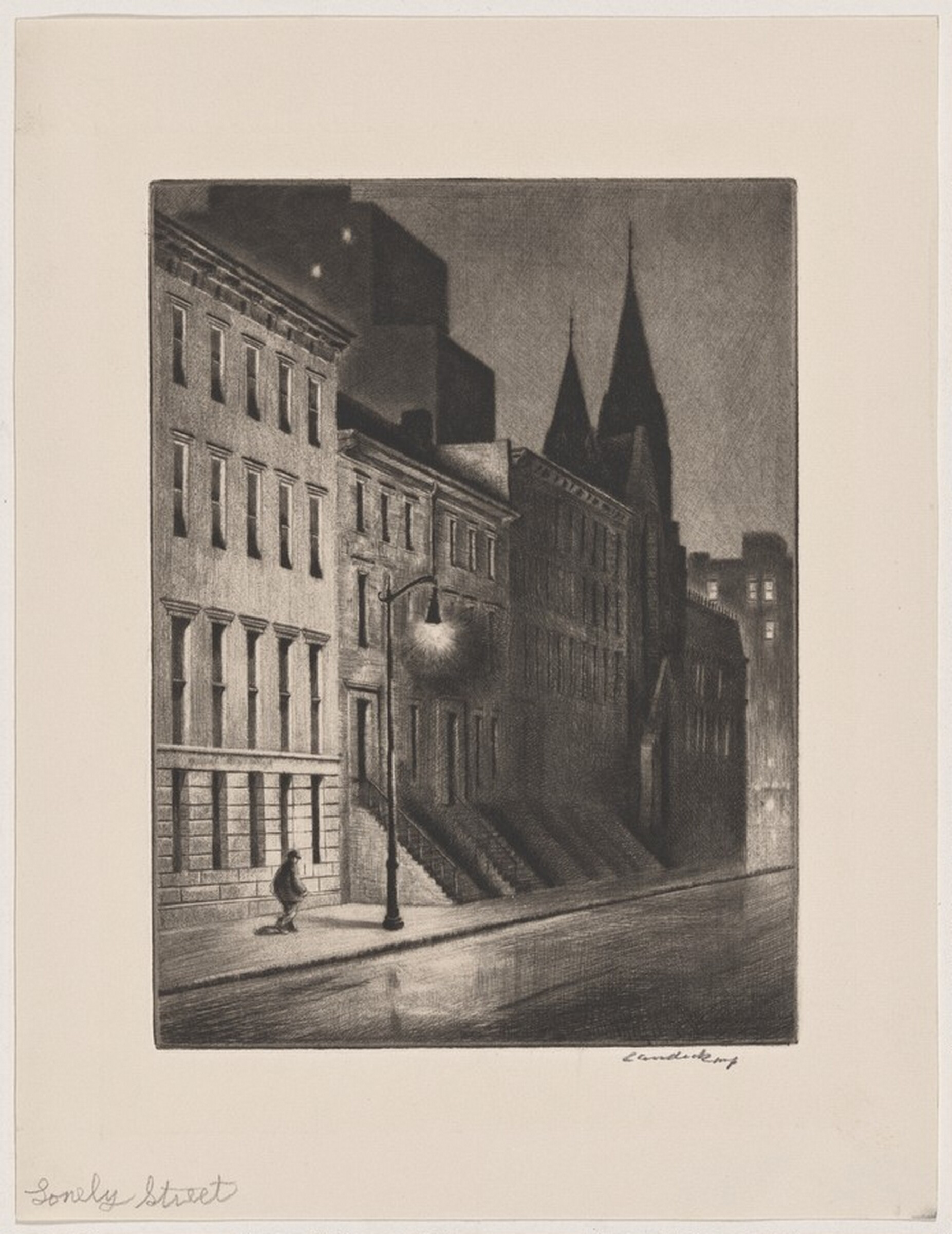 Lonely Street, Armin Landeck, 1936
