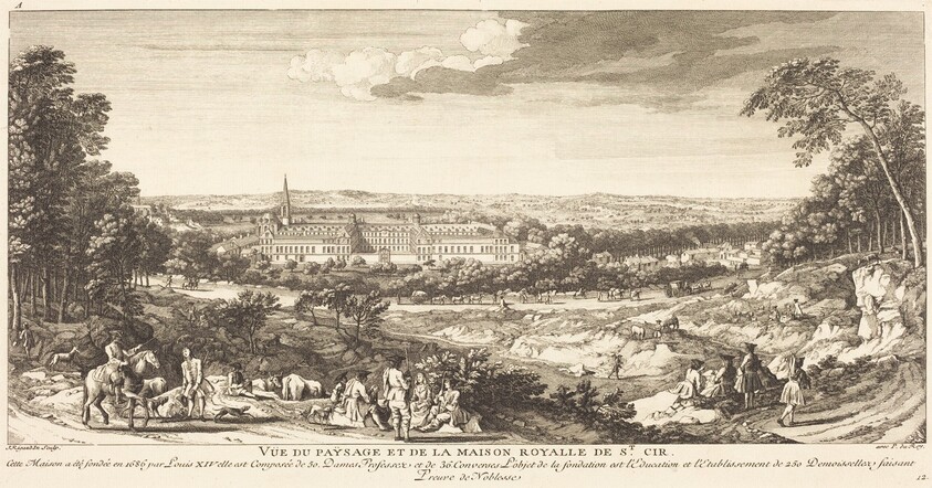 Vue du Paysage de la Maison Royalle de Saint Cir
