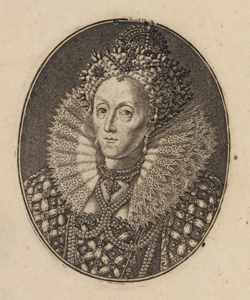 Elizabeth, Queen of England [right half]