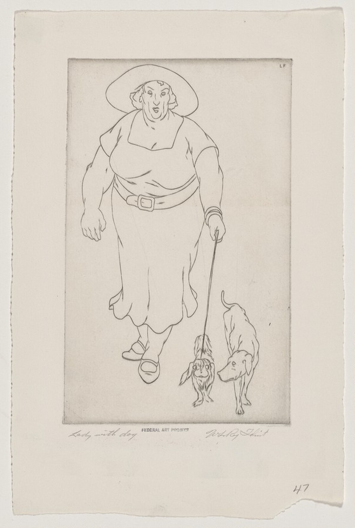 Lady With Dog