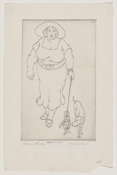 Lady With Dog