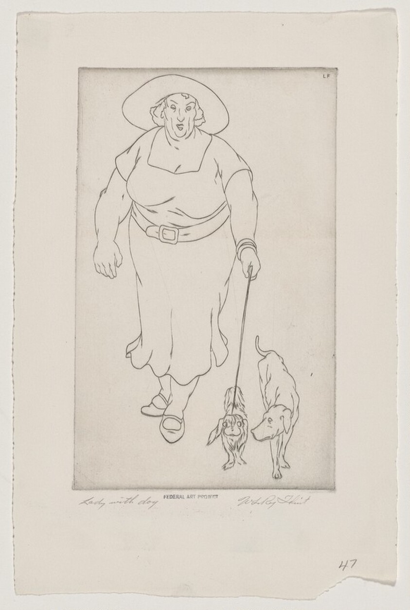 Lady With Dog